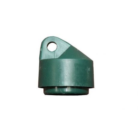 Krytka s uchem na vzpěru 38 mm, PVC, zelená