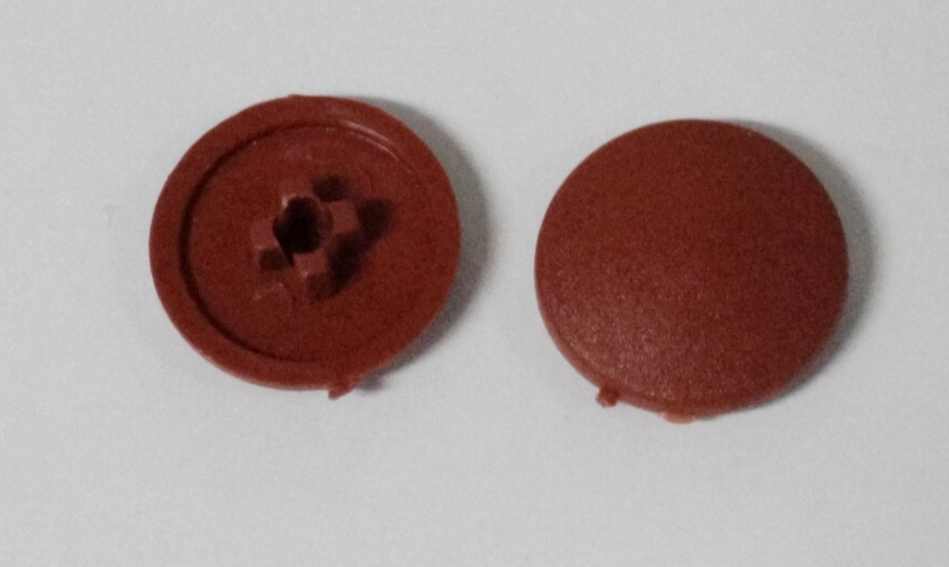 Krytka vrutů PZ3 (pro průměr 6 mm) – mahagon
