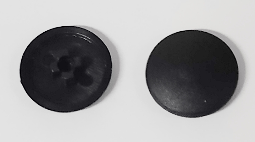 Krytka vrutů PZ3 (pro průměr 6 mm) – černá