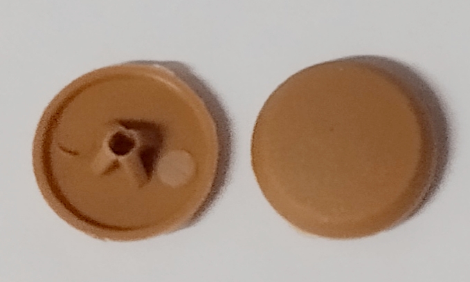 Krytka univerzálních vrutů PZ2 (pro průměr 3,5–5 mm) – olše