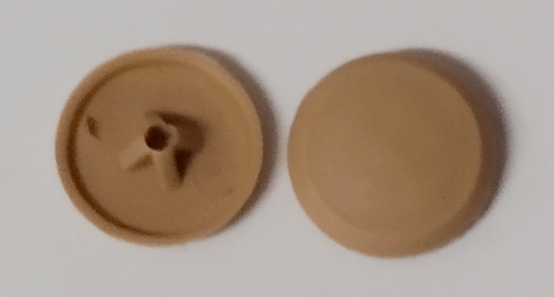 Krytka univerzálních vrutů PZ2 (pro průměr 3,5–5 mm) – buk