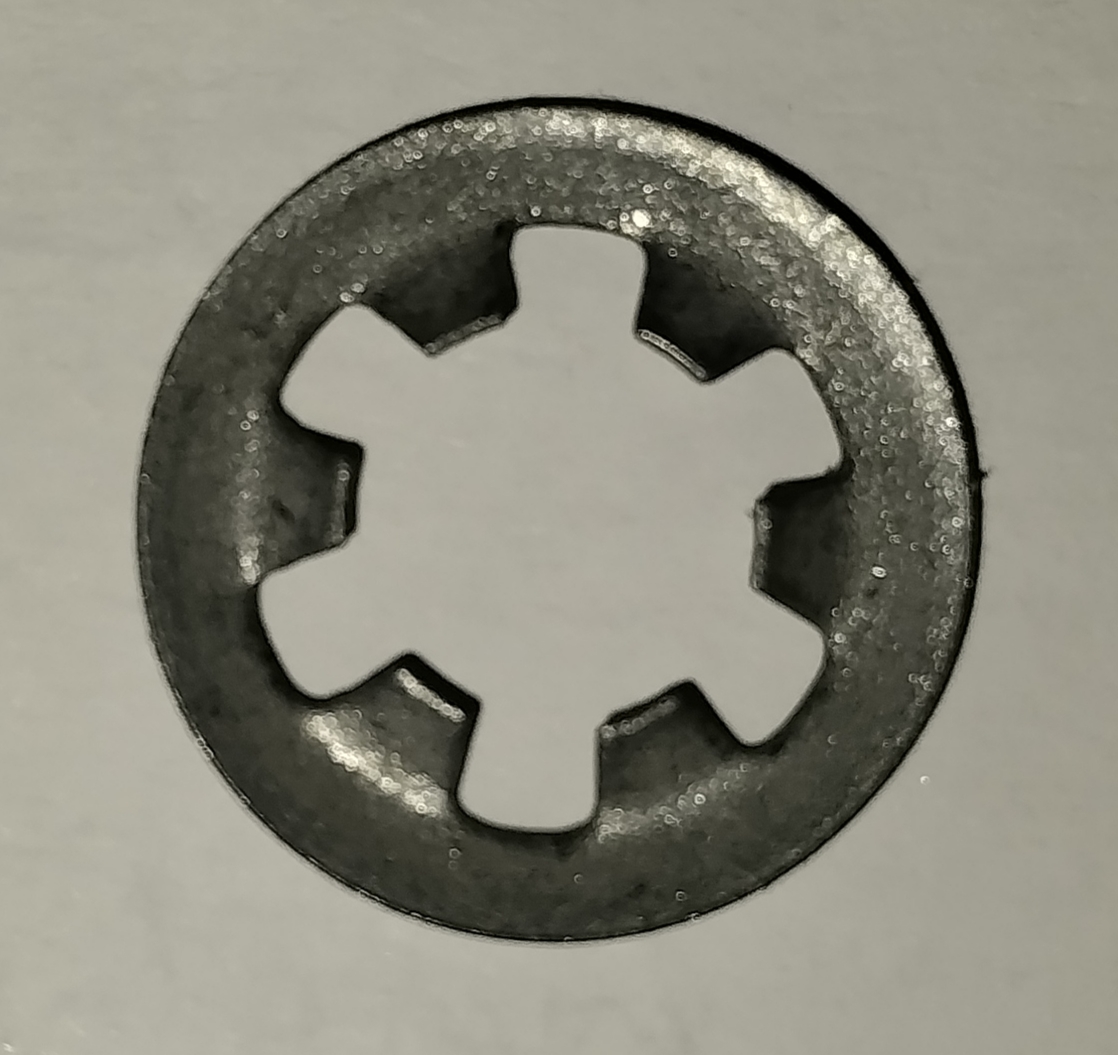 Rychloupínací pojistná podložka (starlock) pro hřídel 12 mm